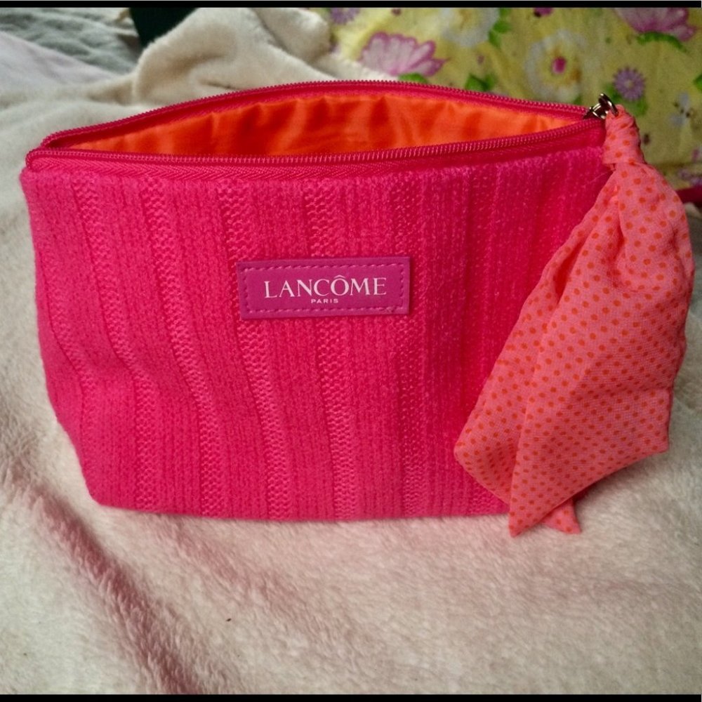 Lancôme Paris Pink Makeup Bag | Purse Trendy